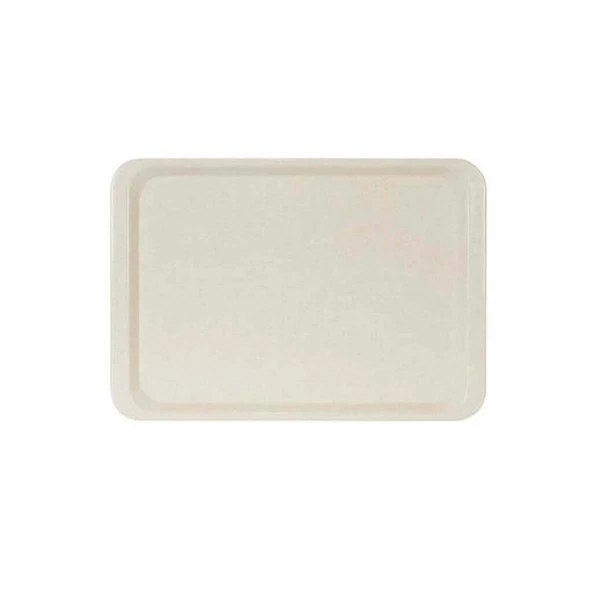 ErkoPlas ERKO0107 Polyester Servis Tepsisi-37X53 cm-Anti bakteriyel-bej 10 Adet