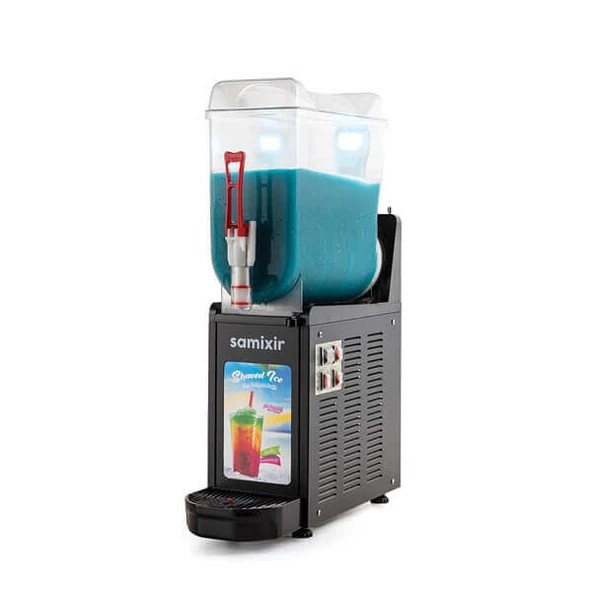 Samixir SLUSH12.BA Slush Mono Allure, Granita, Meyve Suyu Dispenseri, 12 L, Siyah