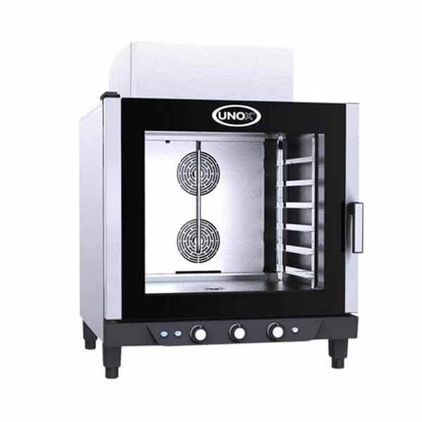 Unox BakerLux Konveksiyonel Fırın - Buharlı - Manuel (6-40x60 tepsi kapasiteli) - Gazlı - XB 613 G