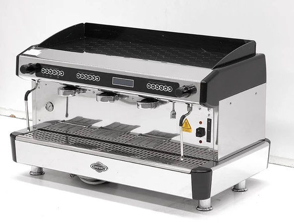 Empero EMP.CPC.3GB-D Espresso Kahve Mak. - 3 grup - tam otomatik - siyah