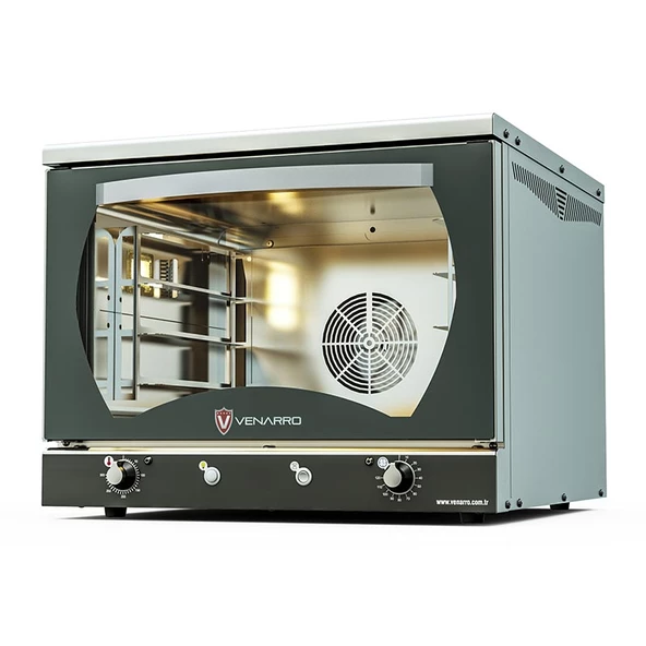Venarro Caveno DEF - P4K Patisserie Fırın - Manuel - 4 Tepsi Kapasiteli - 33x46 cm - Elektrikli