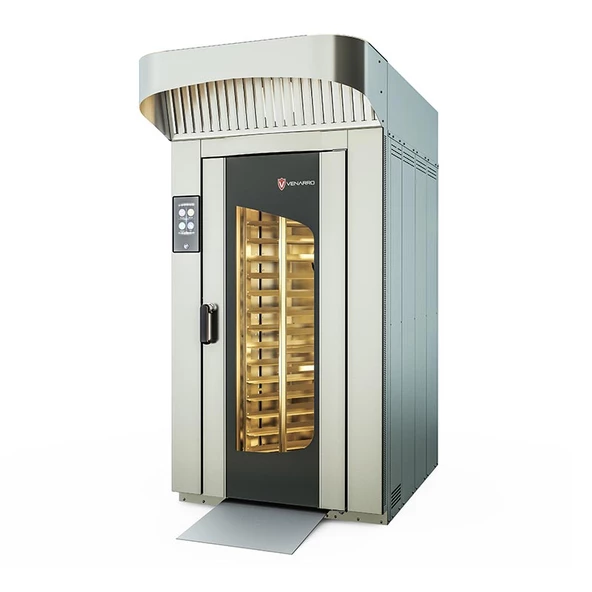 Venarro Roblin DEF - P14/40 A - Arabalı Döner Patisserie Fırın - 14 Tepsi Kapasiteli - 40x60 cm - Elektrikli