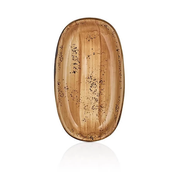 By Bone - Zest - ZT-24-OV - Oval Tabak - 24 cm - Vintage 12 Adet