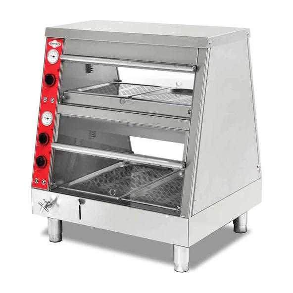 Empero EMP.PLC-D-GN31 Elektrikli Isıtmalı Teşhir Ünitesi 2 Katlı 115x69x93 cm