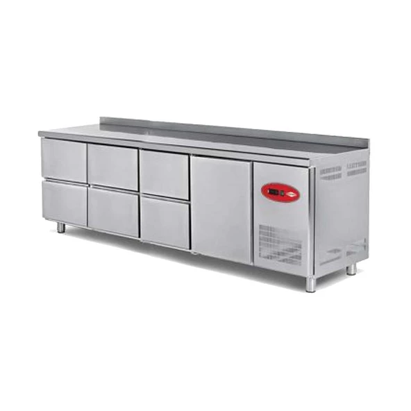 Empero EMP.255.70.01-6C Tezgah Tipi Buzdolabı 6 Çekmece+1 Kapı 700 L