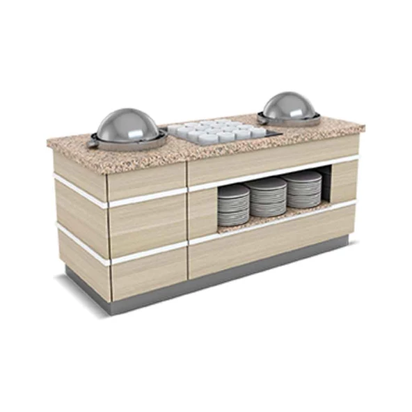 Empero GLT.CSU.02 Galata Çorba Servis Ünitesi 2 Çorbalık 200x90x90 cm