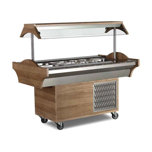 Empero EMP.SB.05 Soğutmalı Salat Bar 5X1/1 GN 180x89x137 cm