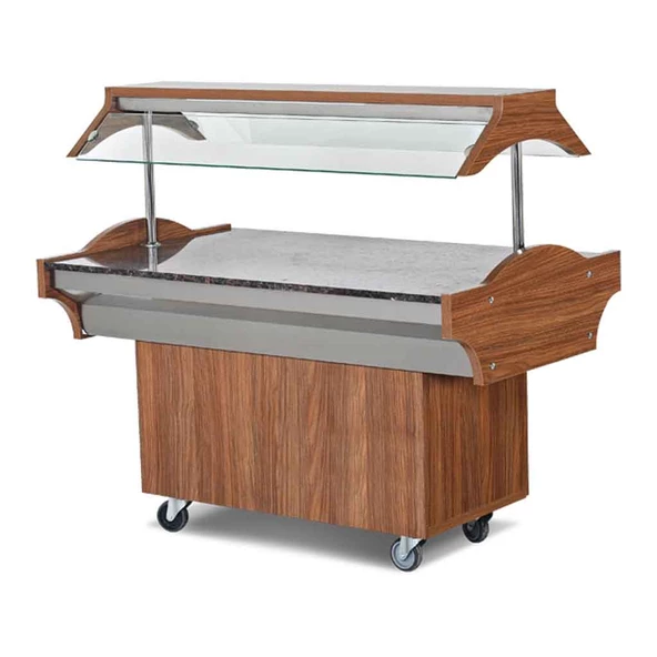 Empero EMP.SB.06-N Nötr Salat Bar Granit Üst Tabla 210x89x137 cm