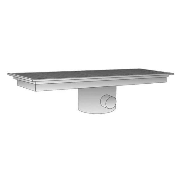 Empero EMP.YF.YO.30225 Yandan Çıkışlı Ortadan Sifonlu Yer Izgarası 300x2250x150 mm