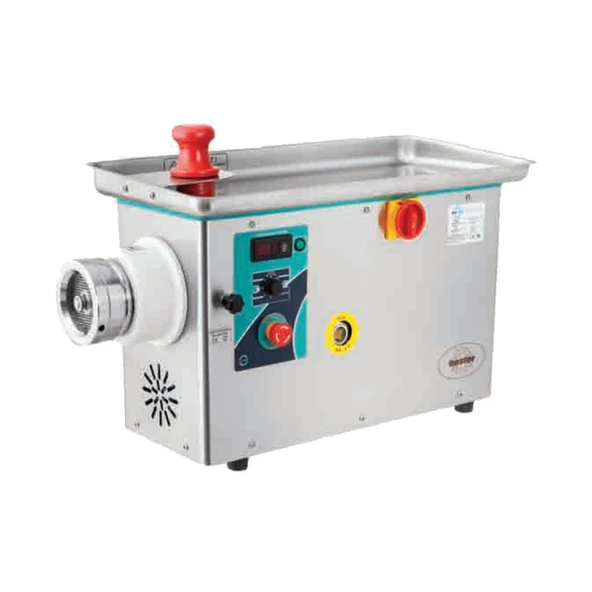 Bosfor UKMS-22PM-1 - Soğutmalı Kovanı Sökülüp Takılabilen Et Kıyma Makinesi Komple Paslanmaz 400Kg/Saat 220V
