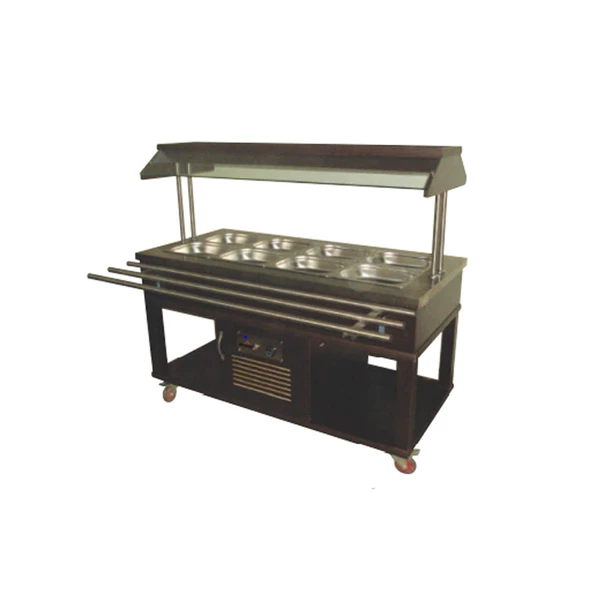 Atalay ASBM-04 Benmariler Orta Tip Ahşap Kaplama GN 1/1 x - 230 V