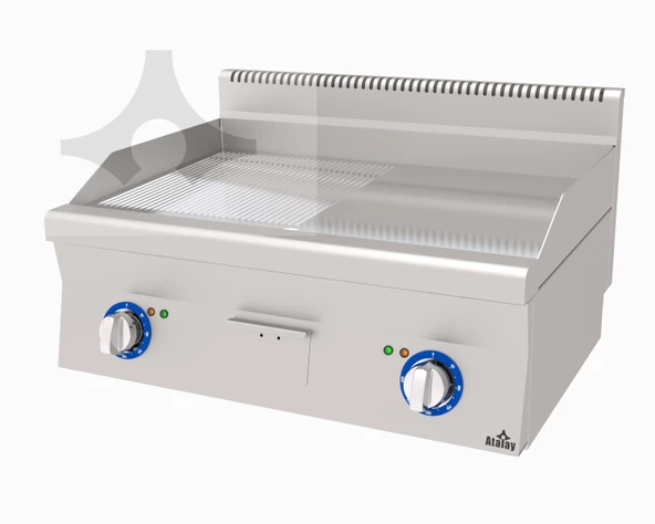 Atalay AEI-860/ ND CR Elektrikli Nervürlü+Düz Izgara 800x600x300 mm