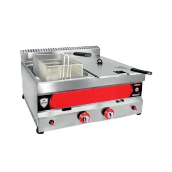 Mars MF-10+10G 10 Litre Fritöz Gazlı CE