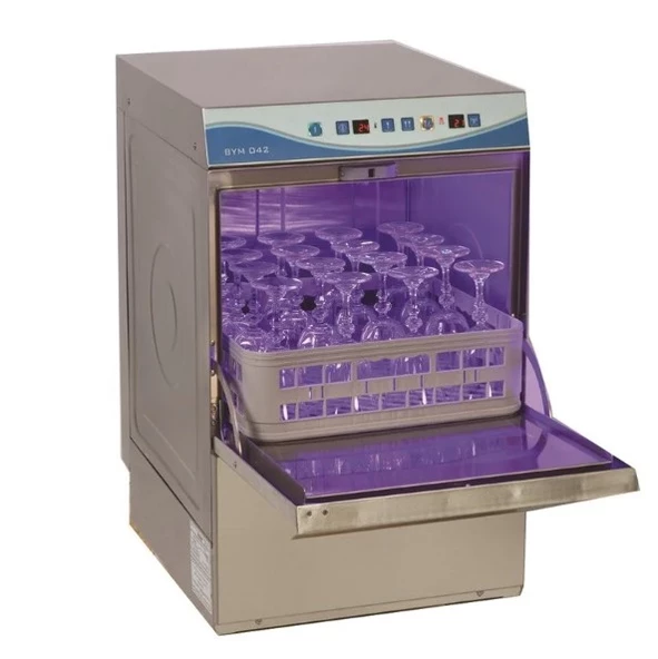 İnoksan Ino-Bym042t Bardak Yıkama Makinası, 600-800 Bardak/H, Tahliye Ve Parlatıcı Pompalı