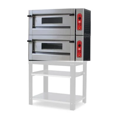 Empero EMP.6+6G Gazlı Pizza Fırını İki Katlı 30 cm 6+6 Pizza Kapasiteli - LPGli