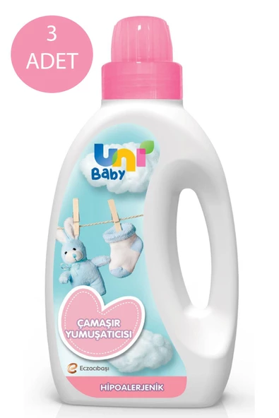 Uni Baby Hipoalerjenik Çamaşır Yumuşatıcı 1500 ml X 3 Adet