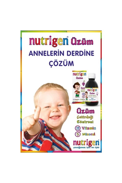 Nutrigen Üzüm Çekirdeği Ekstreli Vitamin Mineral Şurubu 200 Ml - Resim 2