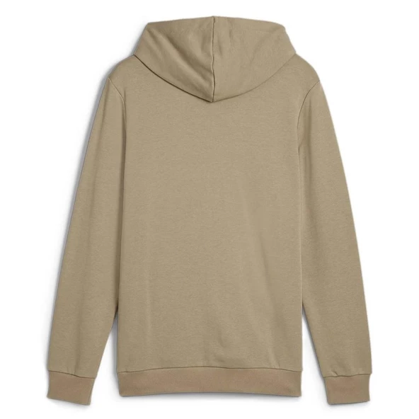 Puma Ess Big Logo Hoodie Erkek Bej Kapüşonlu Sweatshirt - 586689 13 - 2
