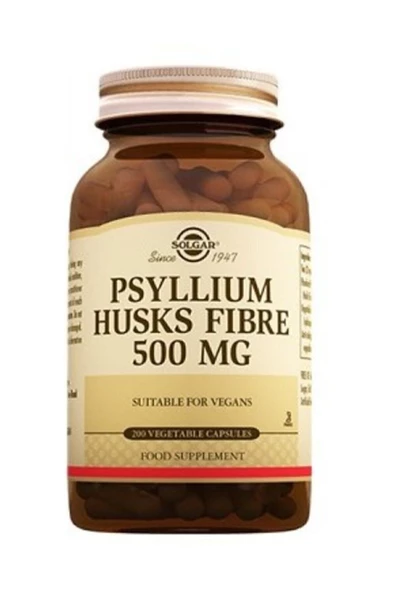 Psyllium Husks Fibre 500mg 200 Kapsül ürün görseli 1