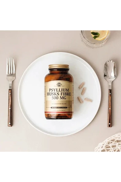 Solgar Psyllium Huks 500 mg 200 Kapsül - 3