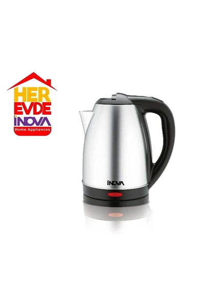 İnova Pratik Paslanmaz Çelik Kettle Su Isıtıcısı 360 Dönebilen Gövde PRATİK - 2