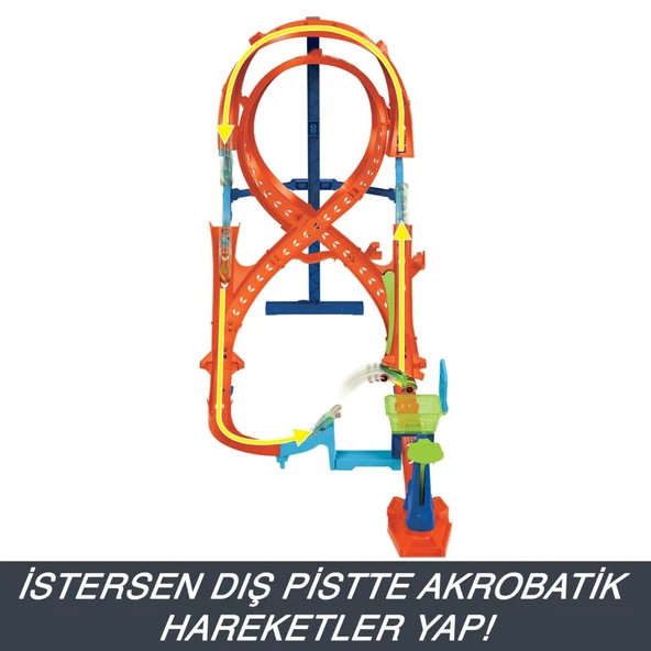 Mattel Hot Wheels Dikey Yarış Heyecanı Oyun Seti HMB15 - 2