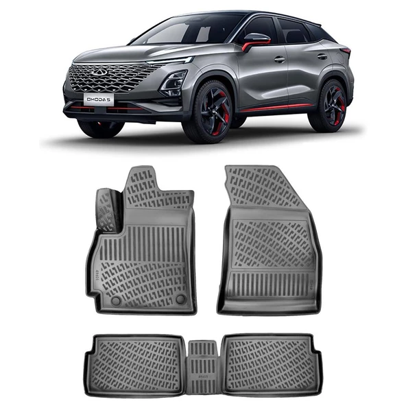 Bod Chery Omoda 5 Pro 3D Havuzlu Paspas 2024-Sonrası ürün görseli