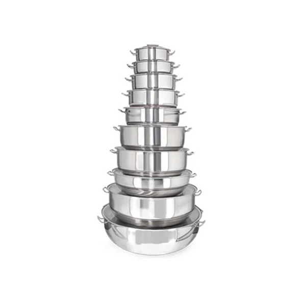 Kapp 30015520 Helvane Tencere-Kapaklı-55x20 cm-40 Litre