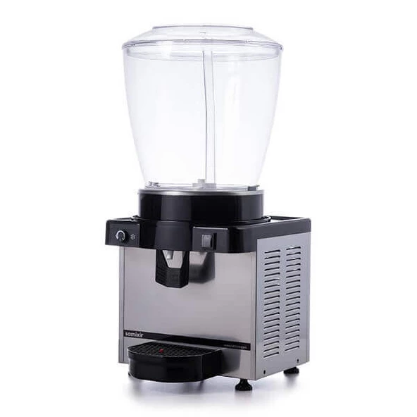 Samixir S22.AI Şerbetlik-22 litre soğuk içecek dispenseri-fıskiyeli-manuel-inox - 1