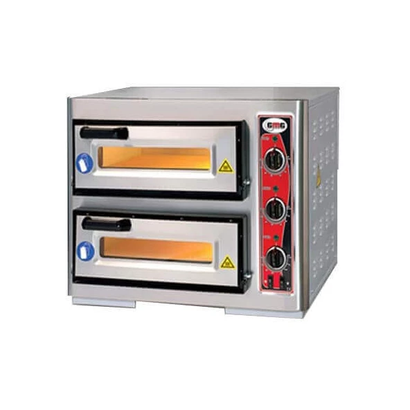 Gmg PF5050DE3  Pizza Fırını-Çift Katlı-220 V-içi 50x50 cm