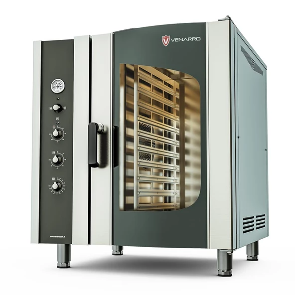 Venarro Freya DGF - K10 - Konveksiyonlu Fırın - Manuel - GN 1/1 - 10 Tepsi Kapasiteli - Doğalgazlı ürün görseli