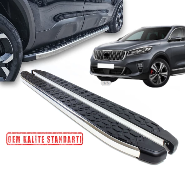 SORENTO 2014 2015 2016 2017 2018 2019 2020 ARACA ÖZEL BLACKLİNE YAN BASAMAK - 1