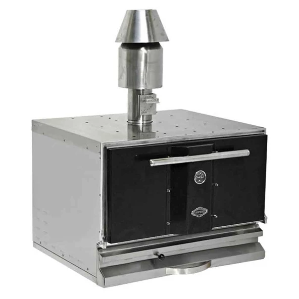 Empero EMP.PKF-40-S Profesyonel Kömürlü Fırın Siyah Kapaklı ürün görseli