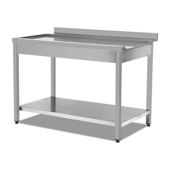 Empero EMP.BYC.7590-T-L Empero Emp.byc.7590-t-l Bulaşık Makinası Çıkış Tezgahı Taban Raflı (sol)90*75*89 ürün görseli