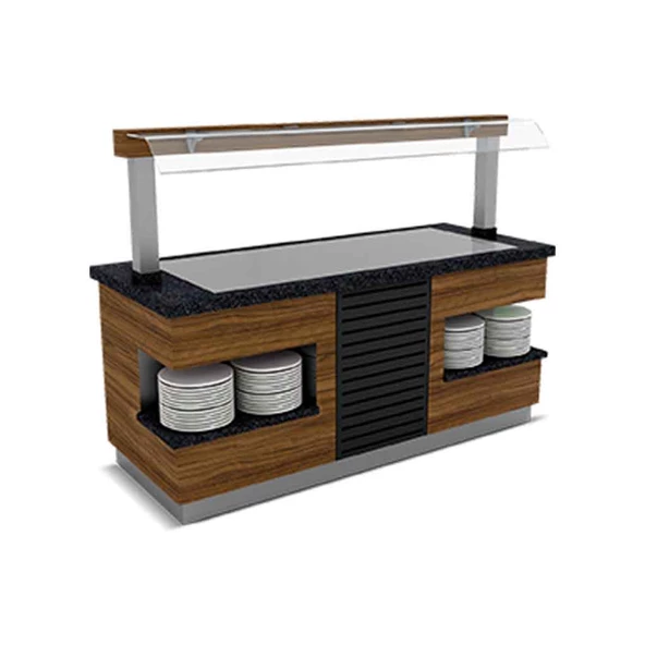 Empero SML.P.SSU.07 Empero Sml.p.ssu.07 Sümela Paslanmaz Soğuk Servis Ünitesi Nefeslikli 2200*900*900/1550 ürün görseli 1