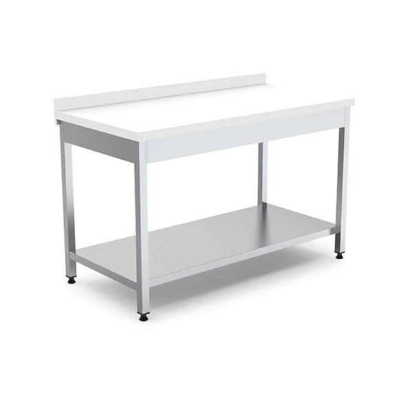 Empero EMP.PTT.70120 Çalışma Tezgahı Alt Raflı Polietilen 1200*700*850 ürün görseli