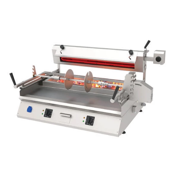Atalay ACAG-02 Yatay Et Pişirme Makinesi Cağ Kebabı Elektrikli - 400 V ürün görseli