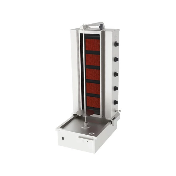 Atalay ADGC-5-A A Döner Makineleri Gazlı Camlı Alttan Motorlu Hareketli - 5 Radyanlı - 220 V
