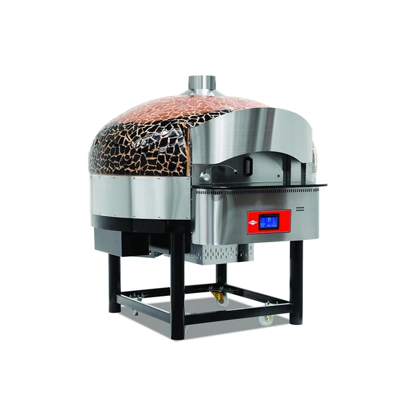 Empero EMP.SPO.02-D-BB Dijital Pizza Fırını Döner Tabanlı Gazlı Kahverengi-siyah ürün görseli