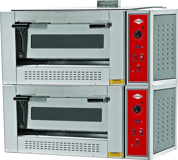 Empero EMP.4+4G-LPG Pizza Fırını - Gazlı 1100*950*1040***lpg 300 Mm*4
