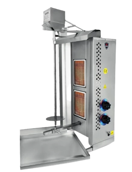 Mars UST-02G 2li Üstten Motorlu Döner Ocağı Gazlı CE