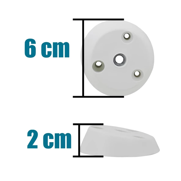 8 Adet Dereceli Zigon Sehpa Ayağı Tabanı Mobilya Masa Açılı Orta Sehpa Ayak Bağlantı Aparatı Beyaz - 7