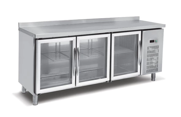 Empero EMP.200.60.03-CLS Klasik Model Buzdolabı Camlı Tezgah Tipi -200x60x85 ürün görseli