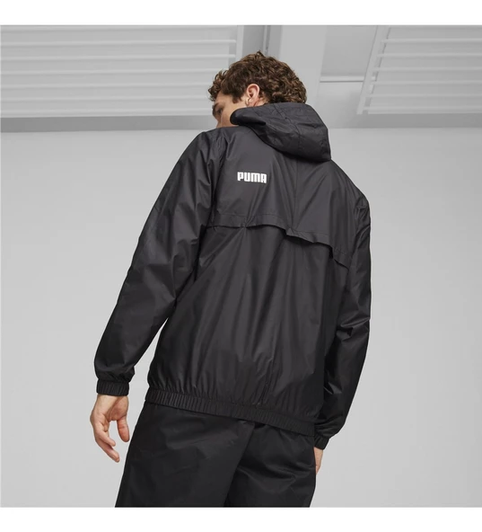 Puma Ess Solid Windbreaker Siyah Erkek Rüzgarlık - 847484 52 - 4