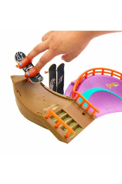 Mattel Hot Wheels Skate Ahtapot Kaykay Parkı Oyun Seti Hmk01 - 5
