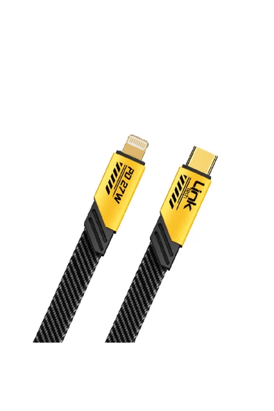 K473 Mecha Style Type-C to Lightning 27W 1.2mt Şarj Kablosu