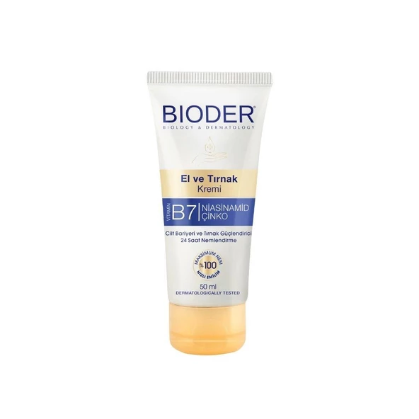 Bioder El ve Tırnak Kremi 50 ml