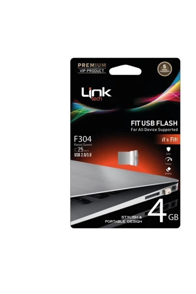 Linktech Fit Premium 4gb Mini Usb Flash Bellek 25mb/s