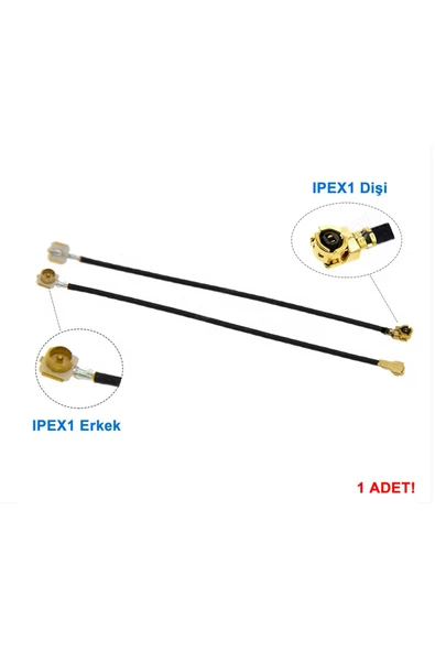 15cm Ipex1 Erkek İpex1 Dişi RF Bağlantı Kablosu Altın Kaplama RF Anten Mhf1 UFL U.FL Mini PCIe - Resim 2