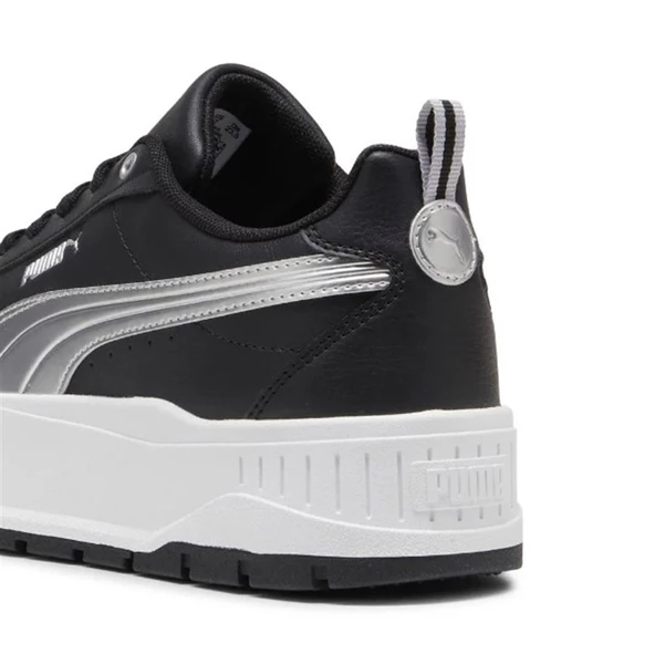 Puma Karmen II Metallic Dream Siyah Kadın Sneaker spor ayakkabı - 398892 02 - 5